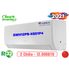 Điều hòa Gree 12000BTU GWH12PB-K6D1P4 2 chiều inverter – 2021